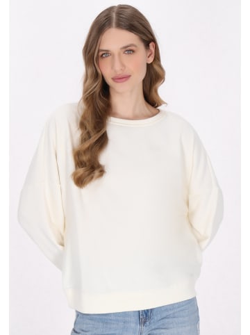 DreiMaster Women Sweatshirt in offwhite melange