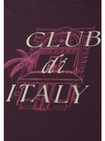 Street One T-Shirt in aubergine