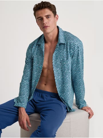 Calida Pyjama in pottery blue
