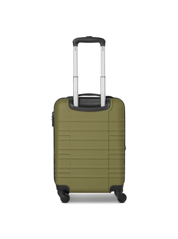 Wenger Amplar Evo 4 Rollen Kabinentrolley S 53 cm mit Dehnfalte in olive
