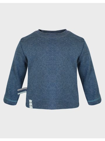OrganicEra Baby Langarm Shirt in Indigo Melange