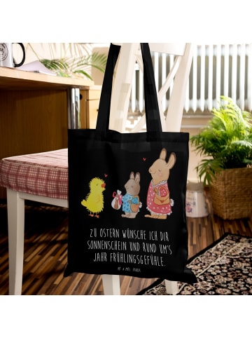 Mr. & Mrs. Panda Shopping Tasche Ostern Geschenke mit Spruch in Schwarz