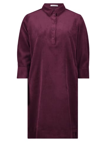 BETTY & CO Casual-Kleid mit Kragen in Dark Aubergine