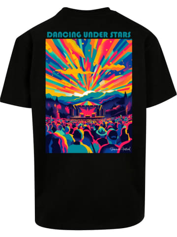 Merchcode T-Shirt "Dance Under Stars Oversized T-Shirt" in Schwarz