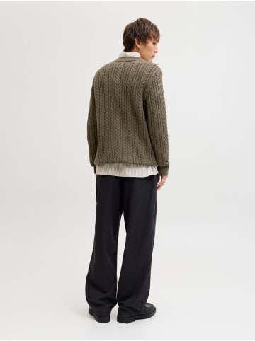 Jack & Jones Strickpullover in Black Olive