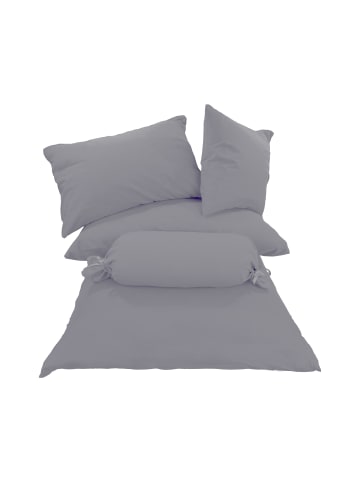 Traumschloss Exclusiv Edel-Jersey Kissenbezug in grau