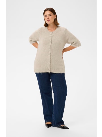 KAFFE curve Strickjacke KCemilia Regular fit in Feather Gray Melange
