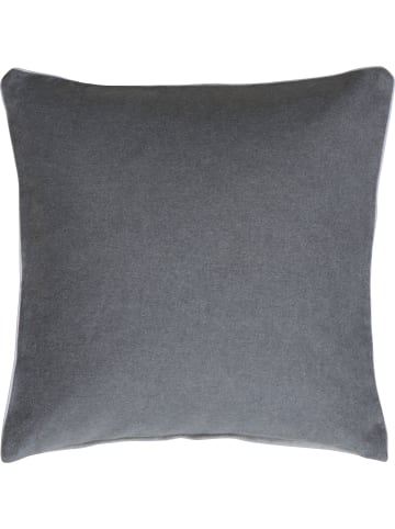 Erwin Müller Fein Biber Kuschelkissenbezug in anthrazit-silber