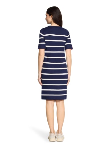 CARTOON Kleid in marine weiß - 0001