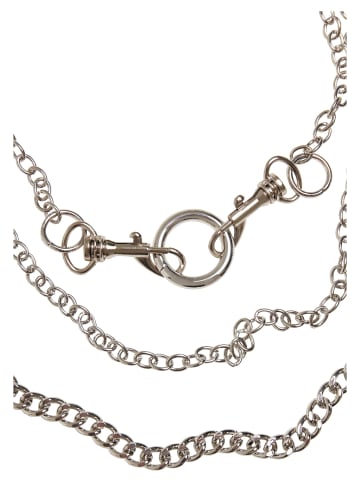 Urban Classics Urban Classics Unisex Carabiner Necklace in silver