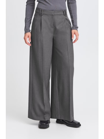 ICHI Anzug IHLEXI Regular fit in GRAY PINSTRIPE MELANGE
