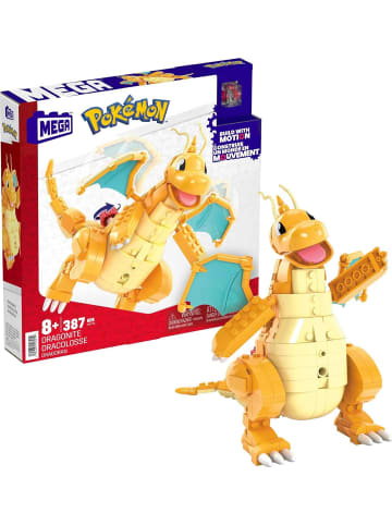 Mattel MEGA Pokémon Dragoran 388-tlg.Bauset mit Kurbel Actionfigur 8 Jahren HKT25