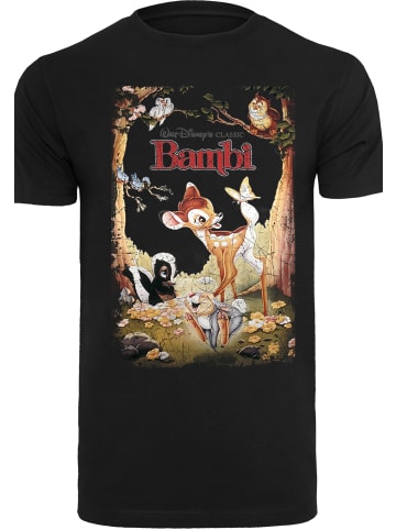 F4NT4STIC T-Shirt Disney Bambi Retro Poster in schwarz