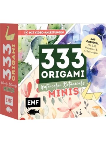 Michael Fischer Buch - 333 Origami Minis - Watercolor Botanicals