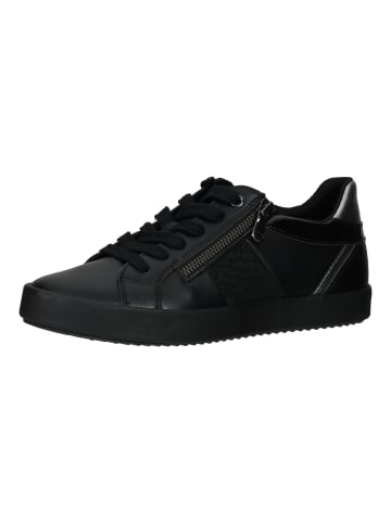 Geox Sneaker in Schwarz/Silber