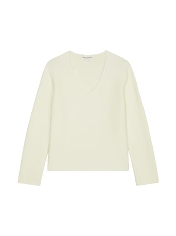 Marc O'Polo V-Neck-Pullover loose in creamy white