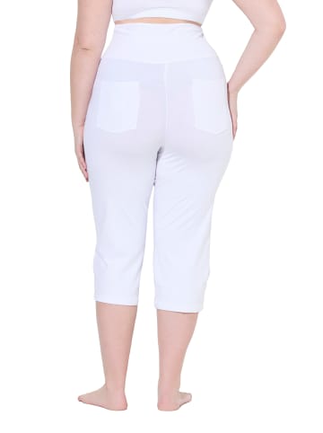 Ulla Popken Caprihose in schneeweiß