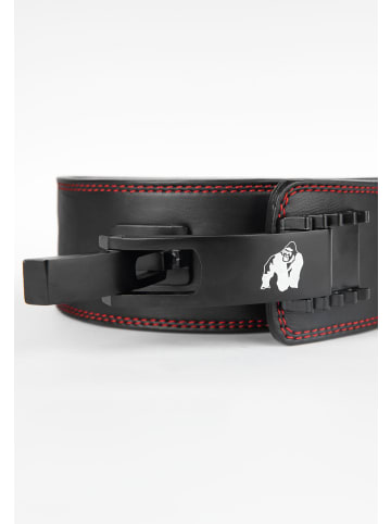 Gorilla Gorilla Wear 4 Zoll Premium Leder Hebel Gürtel - schwarz