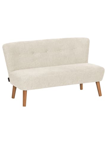 58 aufm Kessel KINDERSOFA 2-Sitzer Katya Flachgewebe creme