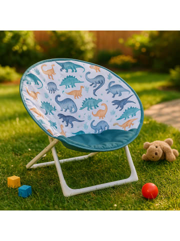 relaxdays Moonchair Kinder "Dino" - (B)50 x (H)47 x (T)48 cm