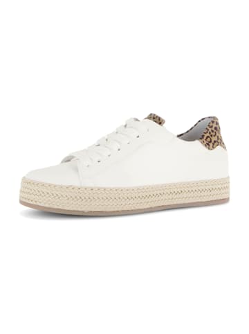 Gabor Plateau Schnürschuhe in Weiß
