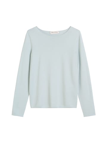 Marc O'Polo Feinstrick-Pullover regular in Silvery Blue