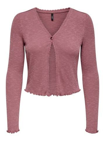 ONLY Strickjacke in Rose Brown