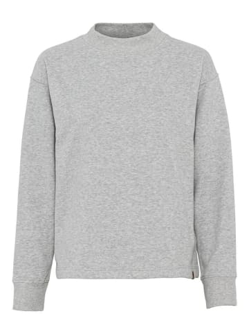 Camel Active Sweatshirt in Light Grey Melange