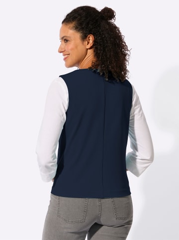 WITT WEIDEN Jersey-Weste in dunkelblau