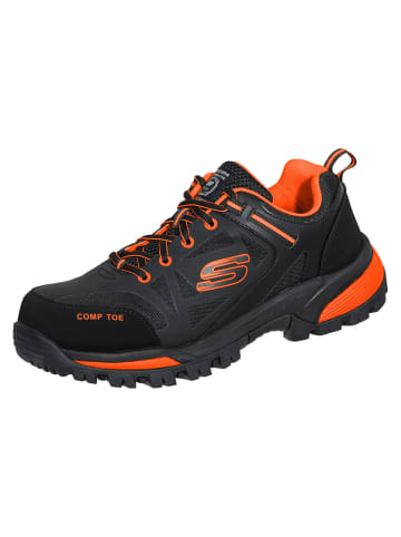 Skechers Sicherheitsschuhe Pending in schwarz/rot in schwarz/rot