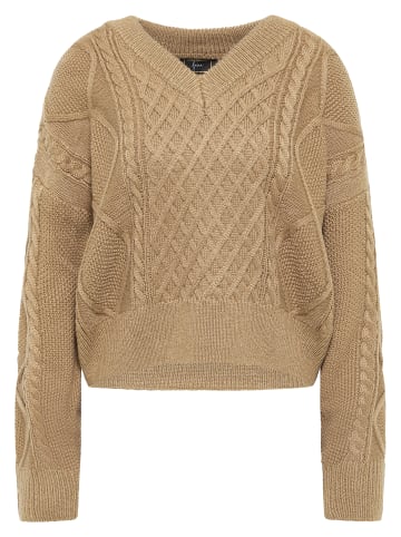 faina Strickpullover in Kamel