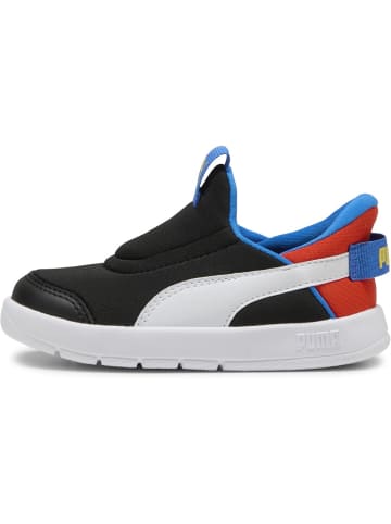 Puma Kinder Sneaker "Courtflex v3 SLIPTech Inf" in Schwarz