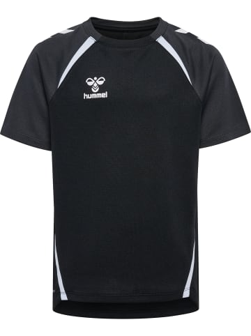 Hummel T-Shirt Hmllead Kinder in BLACK/ASPHALT