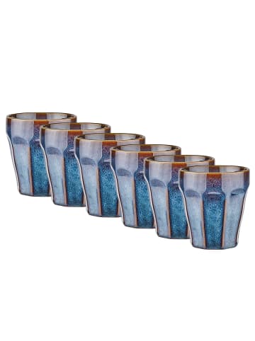 Butlers Butlers Kaffeetasse BERGAMO 6er-Set in Blau