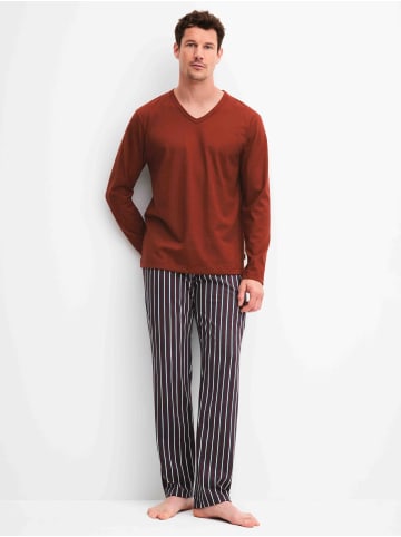 Calida Pyjama in brick red