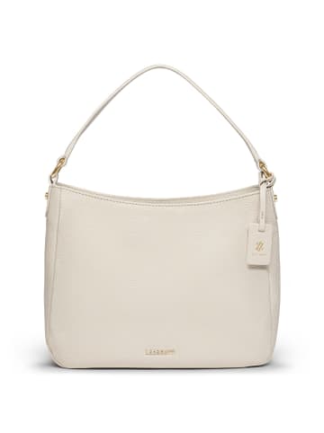 Lazarotti Bologna Leather Schultertasche Leder 27 cm in cream