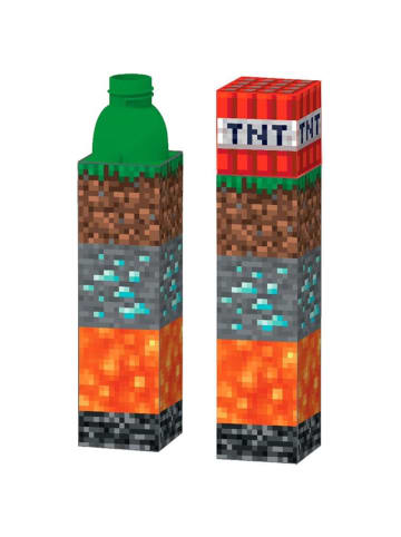 Kids Licensing Minecraft Trinkflasche TNT Grasblock Diamanterz Lava Grundstein 3 Jahre