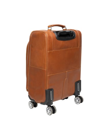The Chesterfield Brand Key Largo 4 Rollen Kabinentrolley S 50 cm cognac