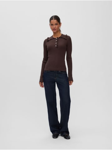 Vero Moda Gestrickter Rollkragen in Hot Fudge