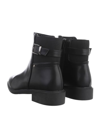 Ital-Design Stiefelette in Schwarz