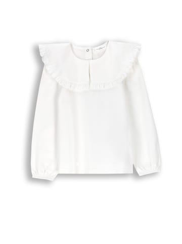 Coccodrillo T-Shirt mit langen Ärmeln in weiß