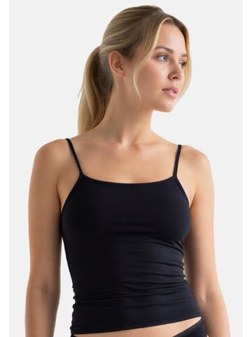 Nina von C. Spaghetti Top Motion in Schwarz / beige