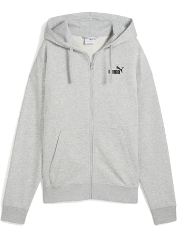 Puma Jacke "ESS Small No.1 Logo Comfort Full-Zip Hoodie TR" in Grau