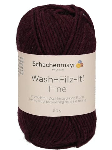 Schachenmayr since 1822 Filzgarne Wash+Filz-it! Fine, 50g in Burgundy