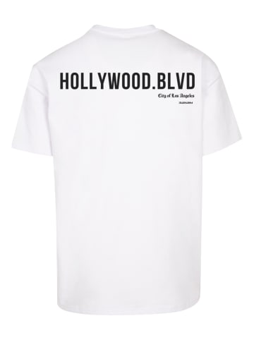 F4NT4STIC Heavy Oversize T-Shirt Hollywood blvd OVERSIZE TEE in weiß