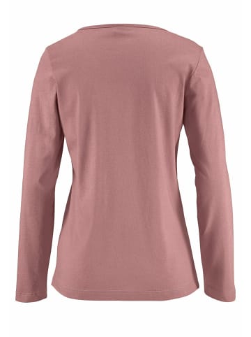 ARIZONA Schlafanzug in mauve kariert+ grau kariert