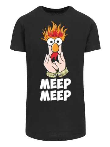 F4NT4STIC Long Cut T-Shirt Disney Muppets Meep Meep in schwarz