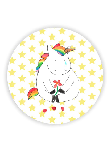 Mr. & Mrs. Panda magnet Einhorn Traurig ohne Spruch in Weiß