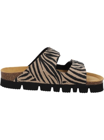 Palado Pantoletten Korfu PL Wild in Beige Zebra