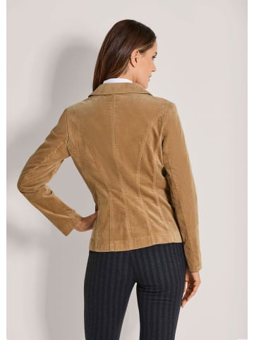MADELEINE Samtblazer mit Stretch-Komfort in berber